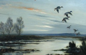 Sir Peter Scott Landscape - Mary Axon Fine Art